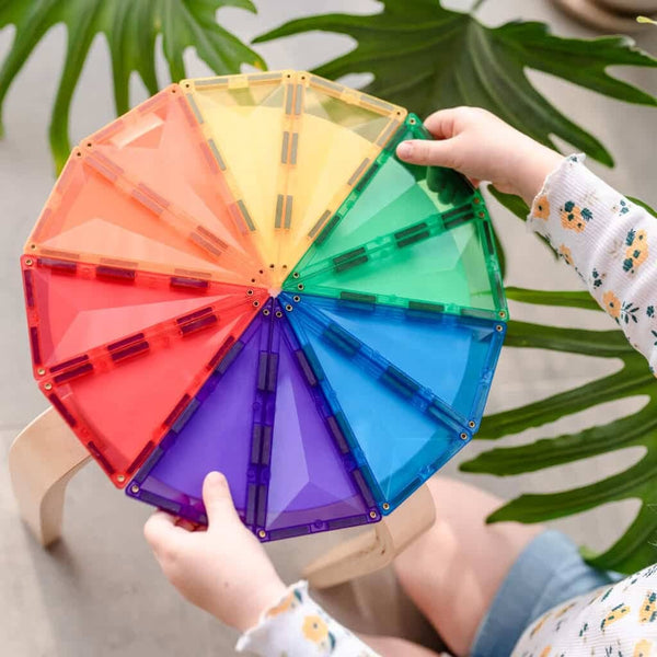 Magnetické stavebnice – Rainbow Geometry Pack 30 dílů