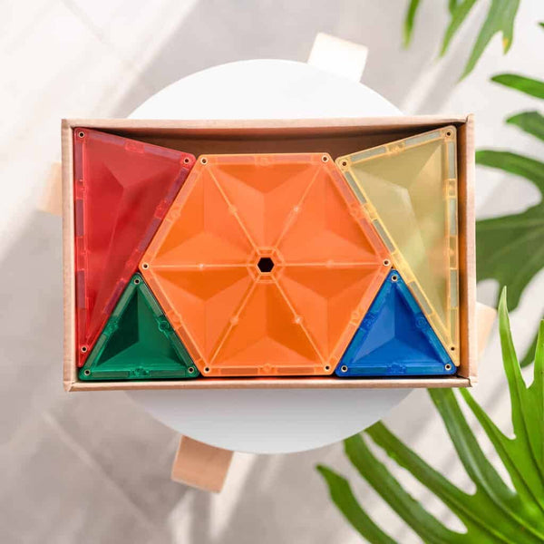 Magnetické stavebnice – Rainbow Geometry Pack 30 dílů