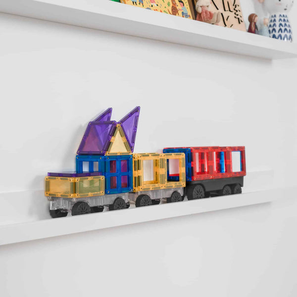 Magnetické stavebnice – Rainbow Transport sada 50 dílů