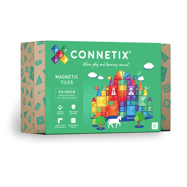 Magnetické stavebnice – Rainbow Creative Pack 102 dílů