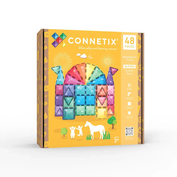 Magnetické kostky – Glitter Castle Pack 48 dílků