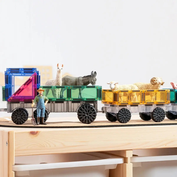 Magnetické stavebnice - pastelový Transport Pack 50 dílů