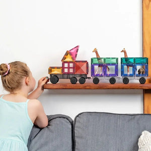Magnetické stavebnice - pastelový Transport Pack 50 dílů
