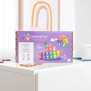 Magnetické stavebnice – pastelová startovací sada 64 dílů