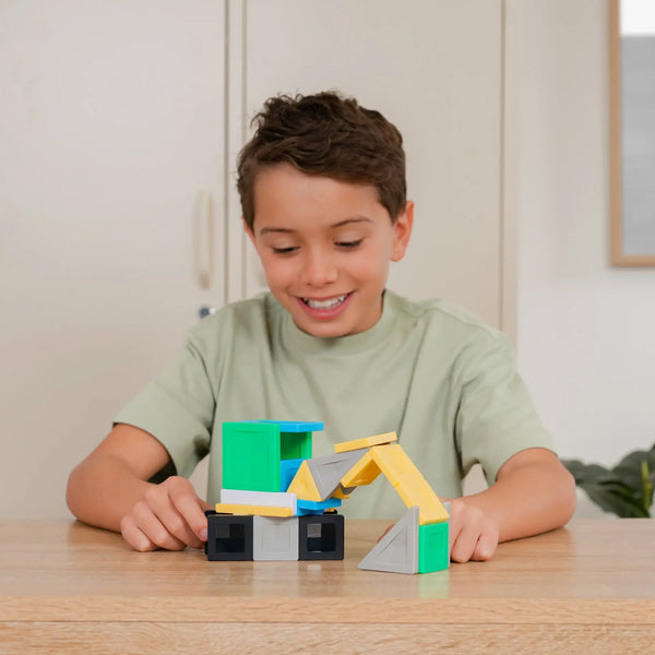 Magnetické stavebnice - PRO Build It 4 Ways Vehicles Pack (30 dílů)