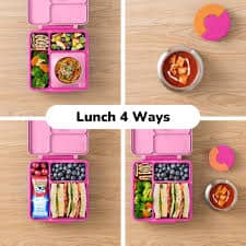 Lunchbox s termoskou OmieBox – Pixie Pink