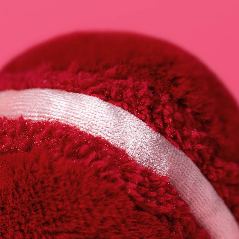 Jellycat Mackaroni Herz, weiche Kuscheltier mit niedlichem Gesicht und roten Farben
