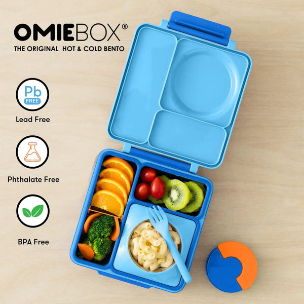 Lunchbox s termoskou OmieBox – Blue Sky