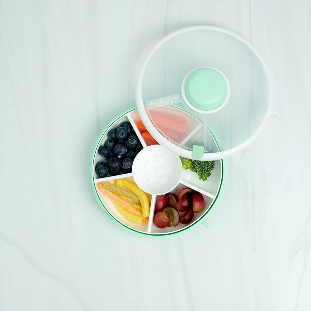 Svačinový box Snack Spinner – Mint Green