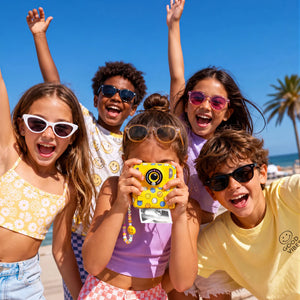 Dětský fotoaparát s okamžitým tiskem - PixiPrint Smiley World, růžová (od 3 let)