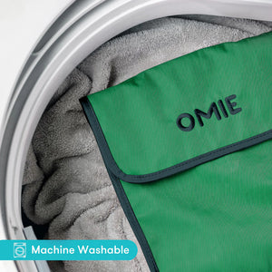Lunchbag OmieTote – Green von OMIE grüne lunchbag im Waschmaschinenraum, maschinenwaschbar