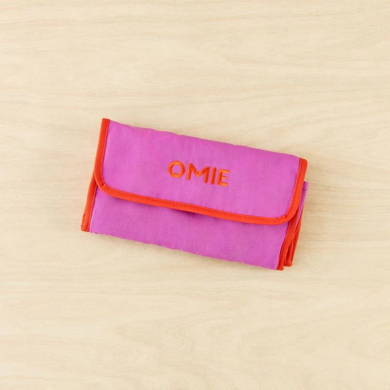 Lunchbag OmieTote – Pink Lunchtasche von OMIE mit verstellbarem Tragegurt und klappbarem Deckel
