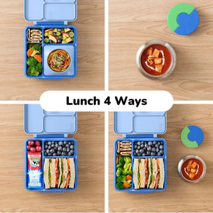 Lunchbox s termoskou OmieBox – Sea Blue