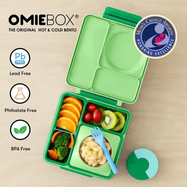 Lunchbox s termoskou OmieBox – Jablečná zelená