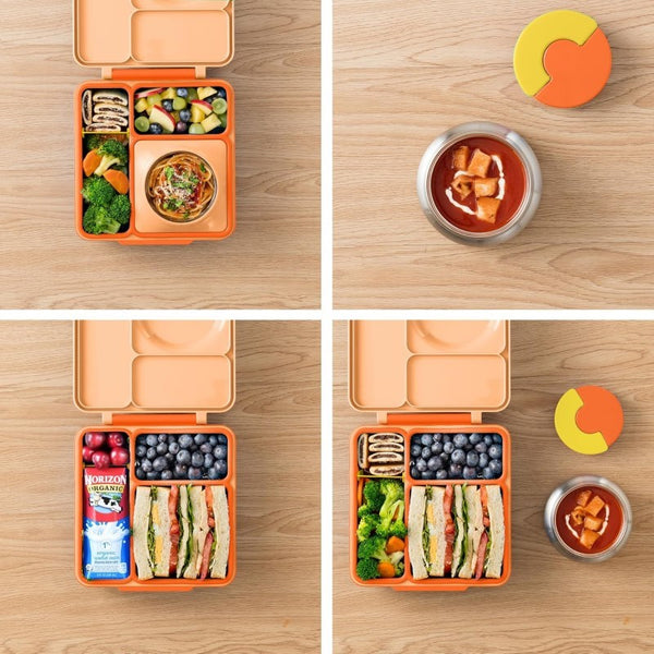 Lunchbox s termoskou OmieBox – Poppy Orange