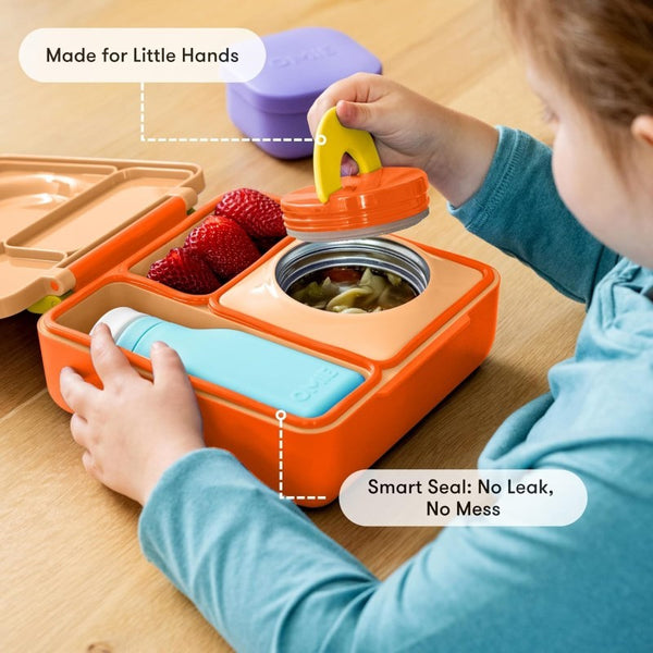 Lunchbox s termoskou OmieBox – Poppy Orange