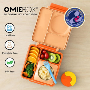 Lunchbox s termoskou OmieBox – Poppy Orange
