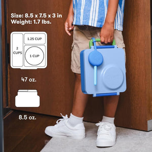 Lunchbox s termoskou OmieBox – Sea Blue