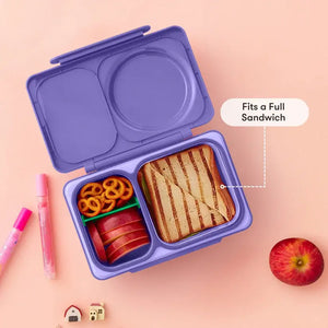 Lunchbox s termoskou OmieBox Up – Galaxy Purple