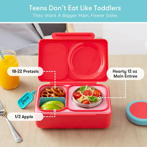 Lunchbox s termoskou OmieBox Up – Cherry Pink