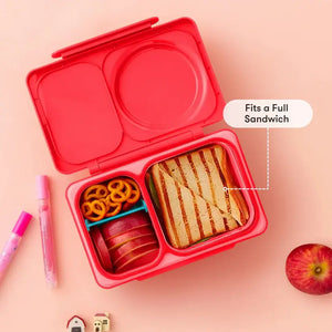 Lunchbox s termoskou OmieBox Up – Cherry Pink