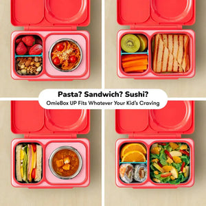 Lunchbox s termoskou OmieBox Up – Cherry Pink