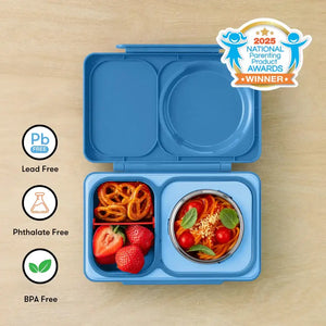 Lunchbox s termoskou OmieBox Up – Cosmic Blue