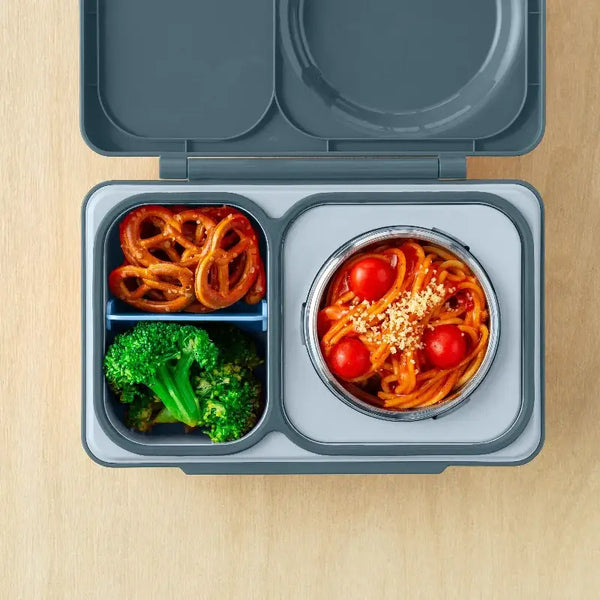 Lunchbox s termoskou OmieBox Up – Graphite