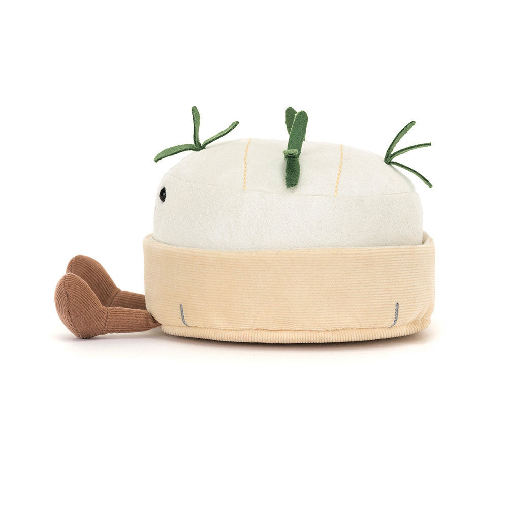 Jellycat Plüsch-Camembert 13 cm Kuschelweich und süß mit kleinen Beinen und freundlichem Gesicht