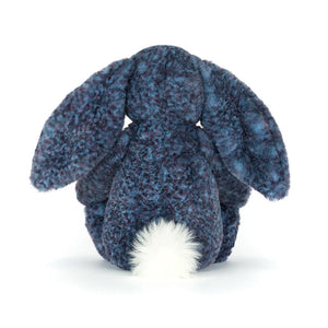 Plüsch LUX Kaninchen - Navy Mist 31 cm Kuscheltier mit weichem Fell und langem weißen Schwanz