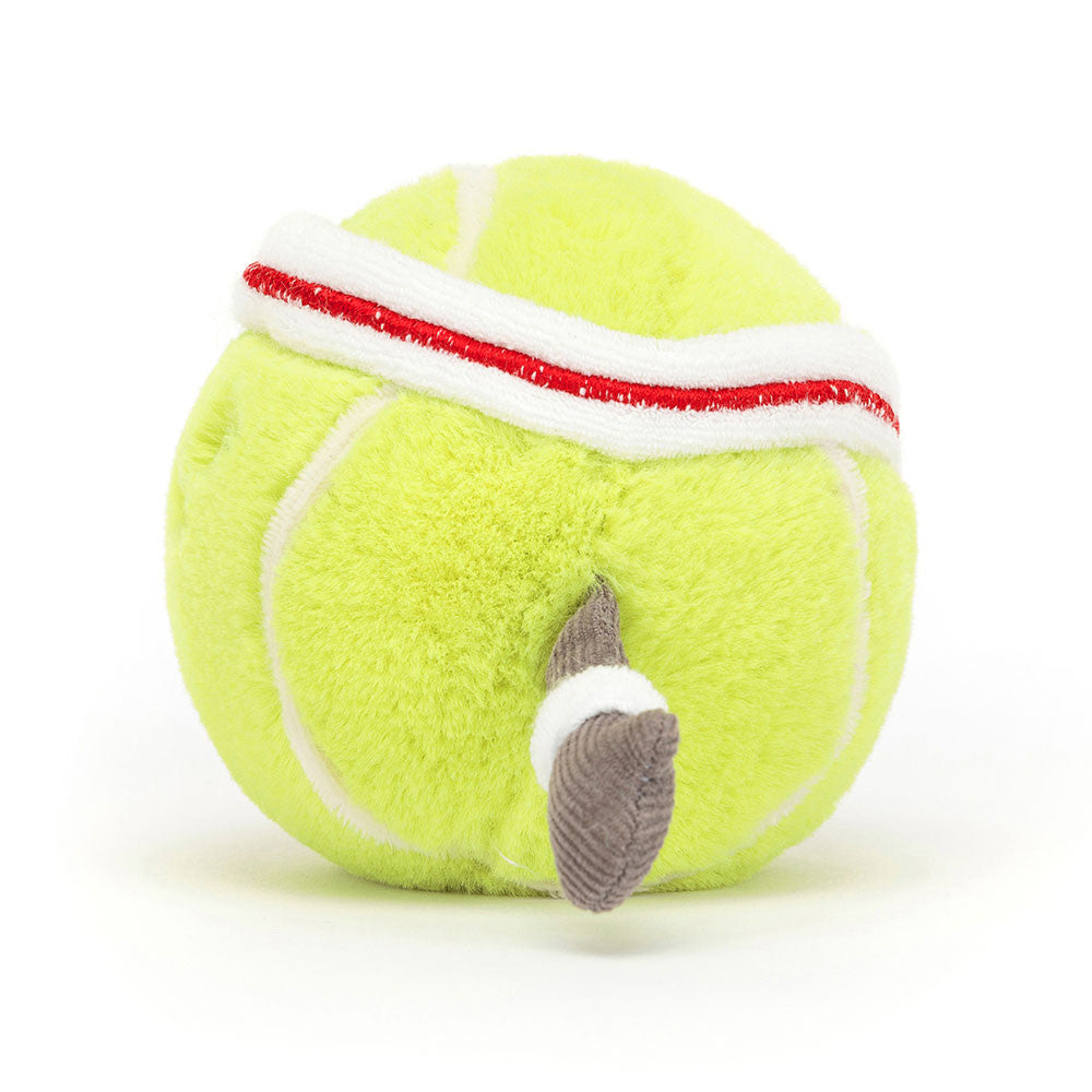 Jellycat Plüsch Tennisball für Kinder mit fröhlichem Gesicht und Armen zum Spielen