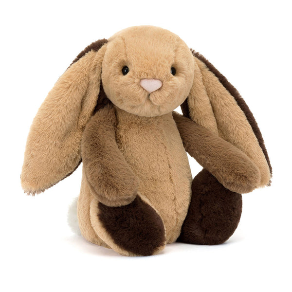Plüschhase – Patchwork Braun 31 cm - Tublu.de