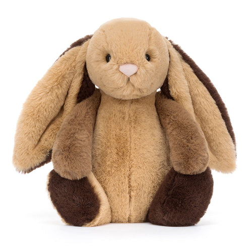 Plüschhase – Patchwork Braun 31 cm - Tublu.de