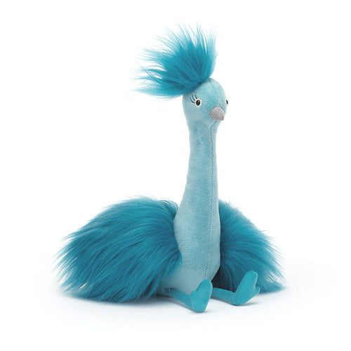Plüschpfau – Türkis 20 cm - Tublu.de