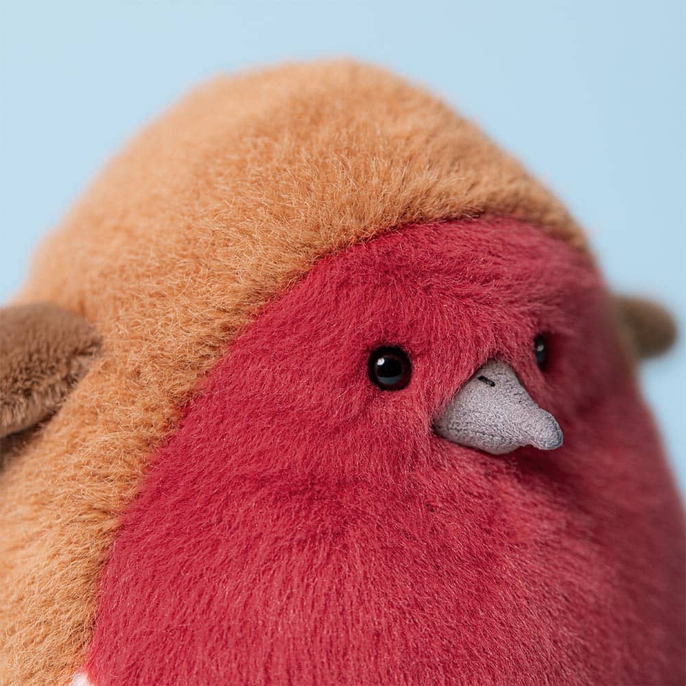 Plum Kuscheltier Rotkehlchen von Jellycat, weiches und kuscheliges Design für Kinder