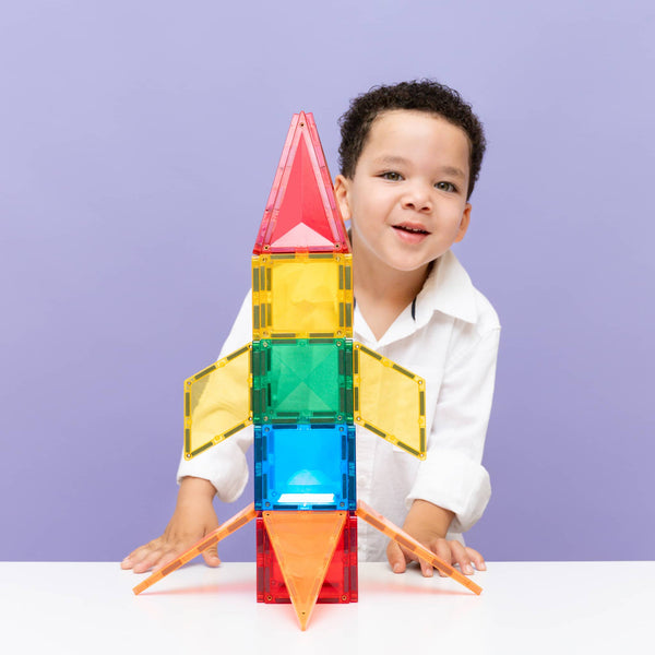 Magnetické stavebnice – Light Rocket Pack, 30 dílů