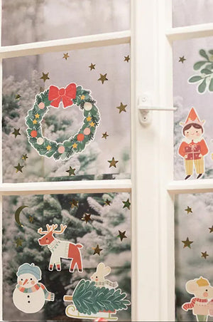 Samolepky na okno – Merry Christmas