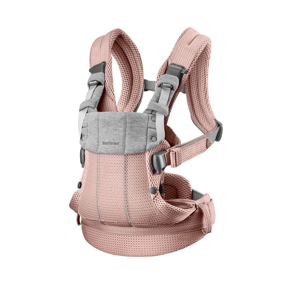 Dětské nosítko Harmony 3D Mesh – Tlumená růžová