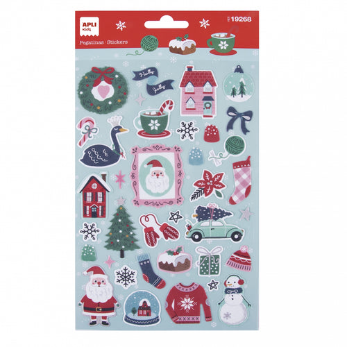 Weihnachtsaufkleber – Holly Jolly - Tublu.de