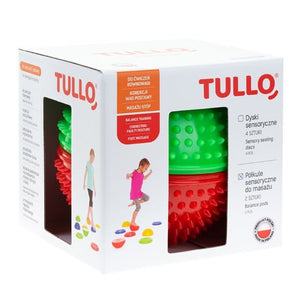 Masážní polokoule 2 kusy Červeno-zelená