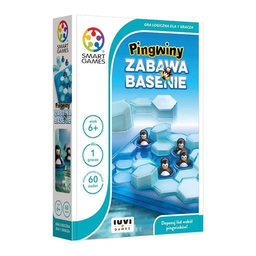 Gra logiczna Smart Games - Pingwiny Zabawa w basenie