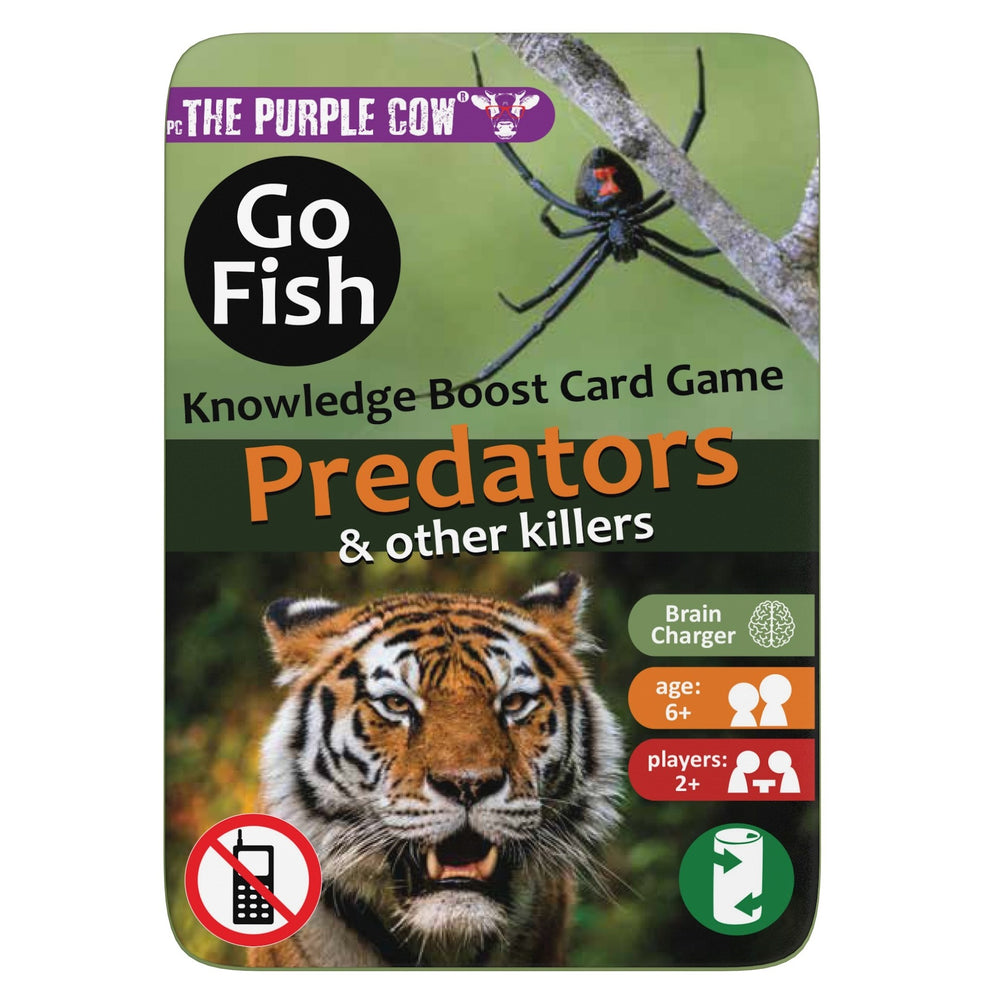 Cestovní karetní hra Kvarteto – Go Fish Šelmy