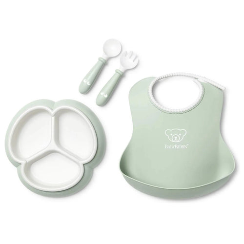 Dětské nádobí Mealtime – Powder Green