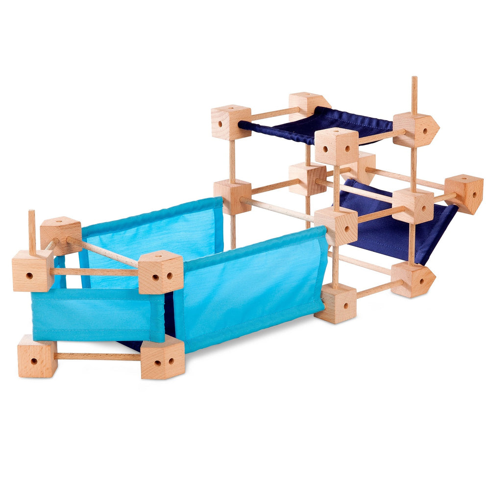 Dřevěné kostky Mini M – 85 ks