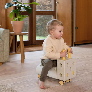 Kreativní stavebnice pro rozvoj hrubé motoriky Curiosity Set – pískově šedá 10 v 1