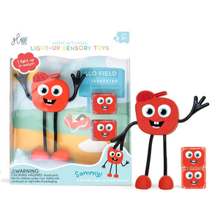 Badefigur Sammy – Set mit zwei im Wasser leuchtenden Sensorikwürfeln - Tublu.de