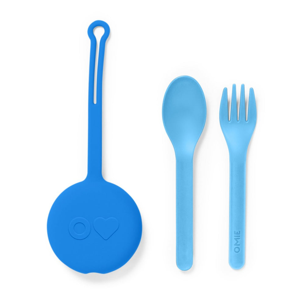Přívěsek – pouzdro s příborem OmiePod – Capri Blue