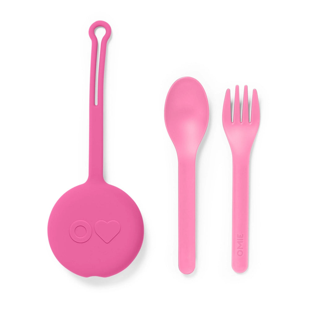 Přívěsek – pouzdro s příborem OmiePod – Bubble Gum