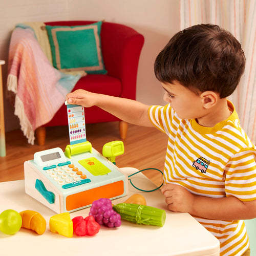 Registrační pokladna se skenerem a čtečkou karet – Mini Cashier Playset