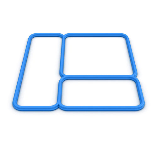 Těsnění pro lunchbox OmieBox – Blue Sky